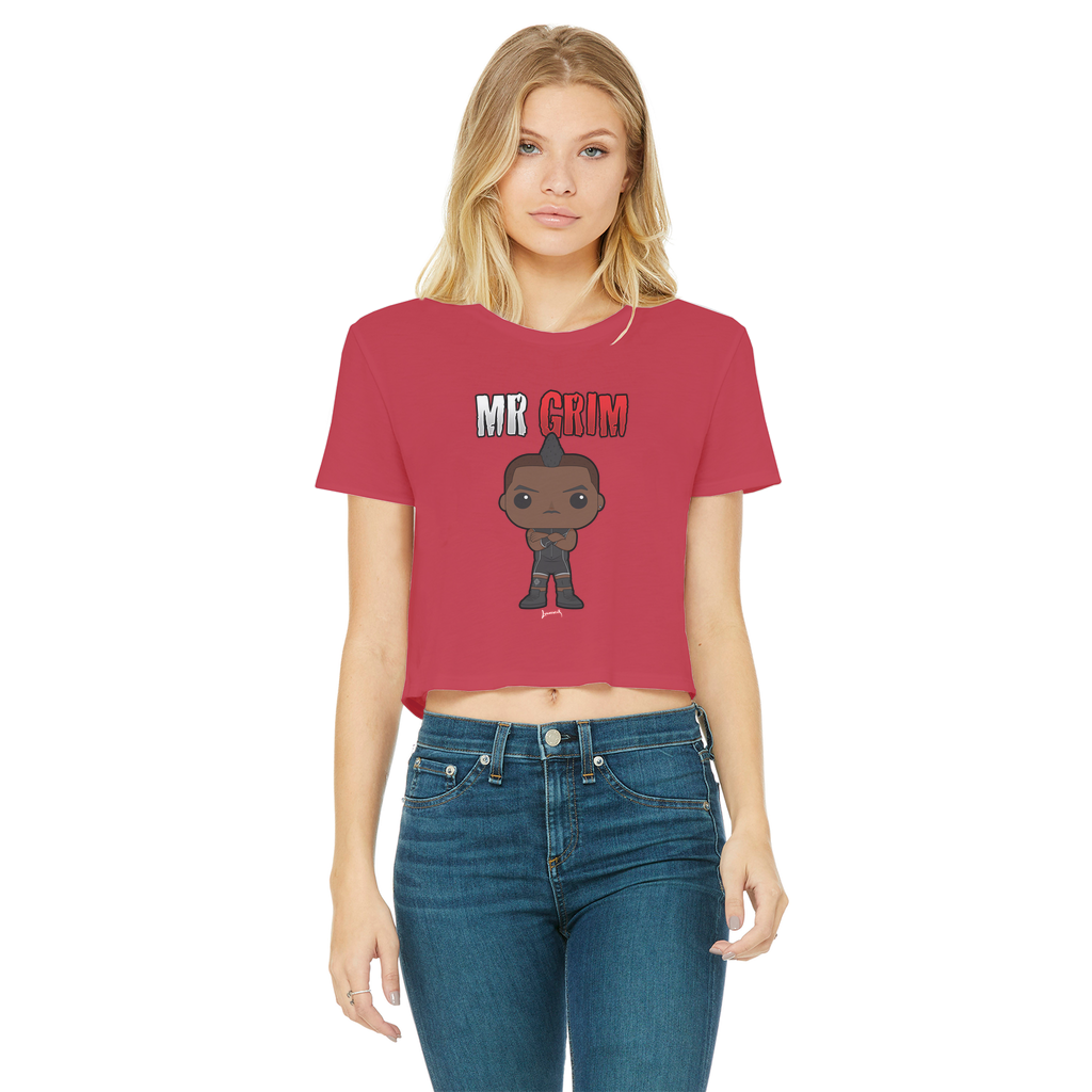 Mr Grim (USA) "Lil Mr Grim" Women's Wear Crop Top