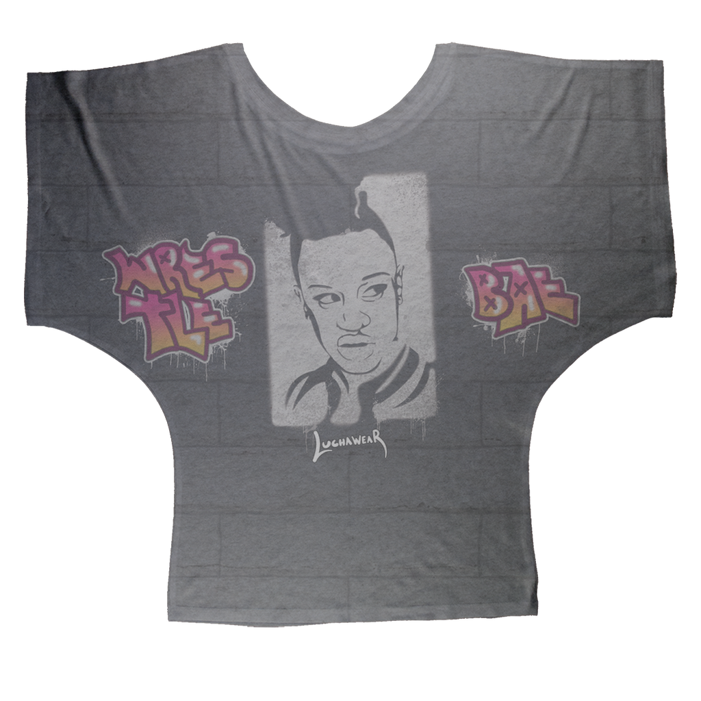 Vanity (USA) "Graffiti Portrait" Women's Wear Batwing Top