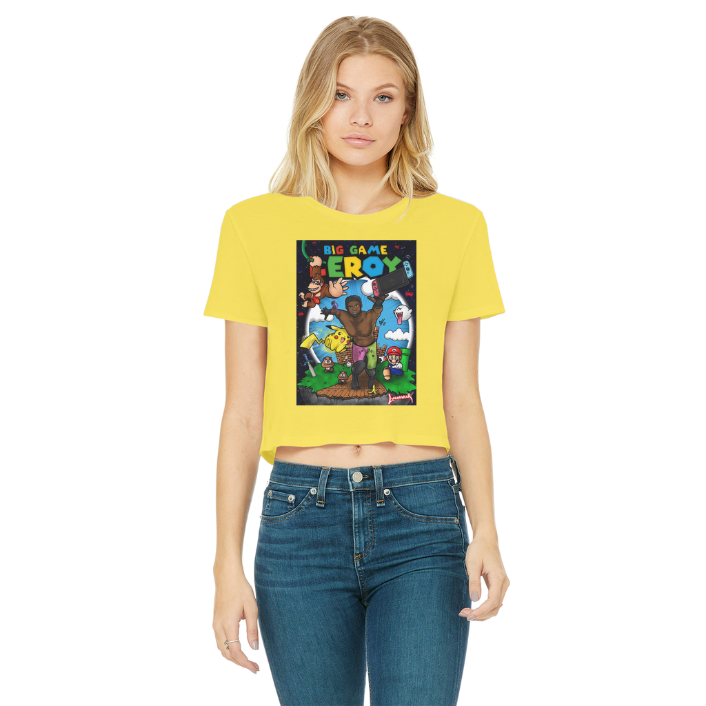 Get your game on! (USA) "Leroy Green" Women's Wear Crop Top
