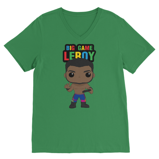 Big Game Leroy (USA) "Lil Leroy" V Neck Tee