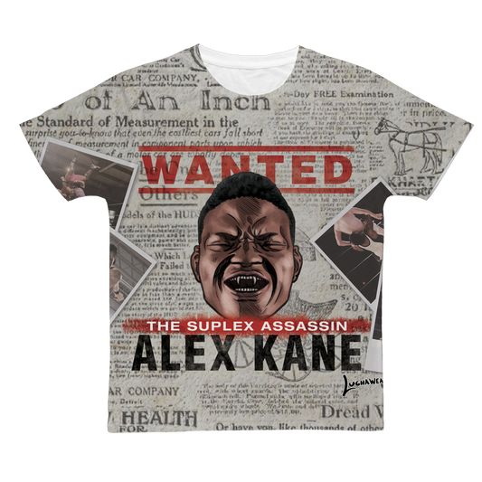 Alex Kane (USA) Wanted Unisex Designer Tee