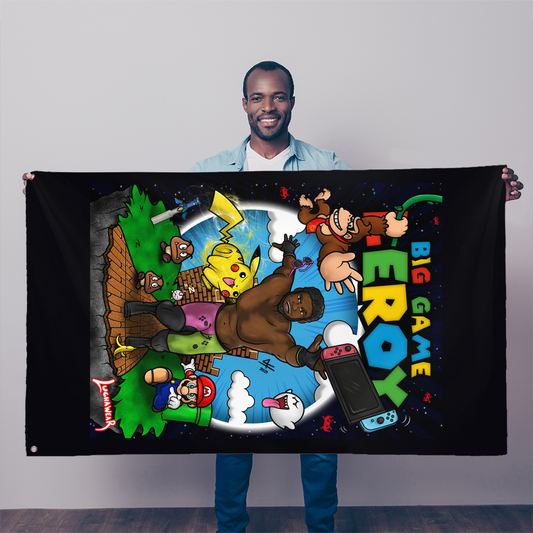 Get your game on! (USA) "Leroy Green" Flag