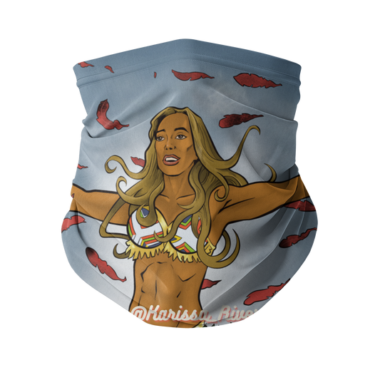 Karissa Rivera (USA) "Feathers" Neck Gaiter