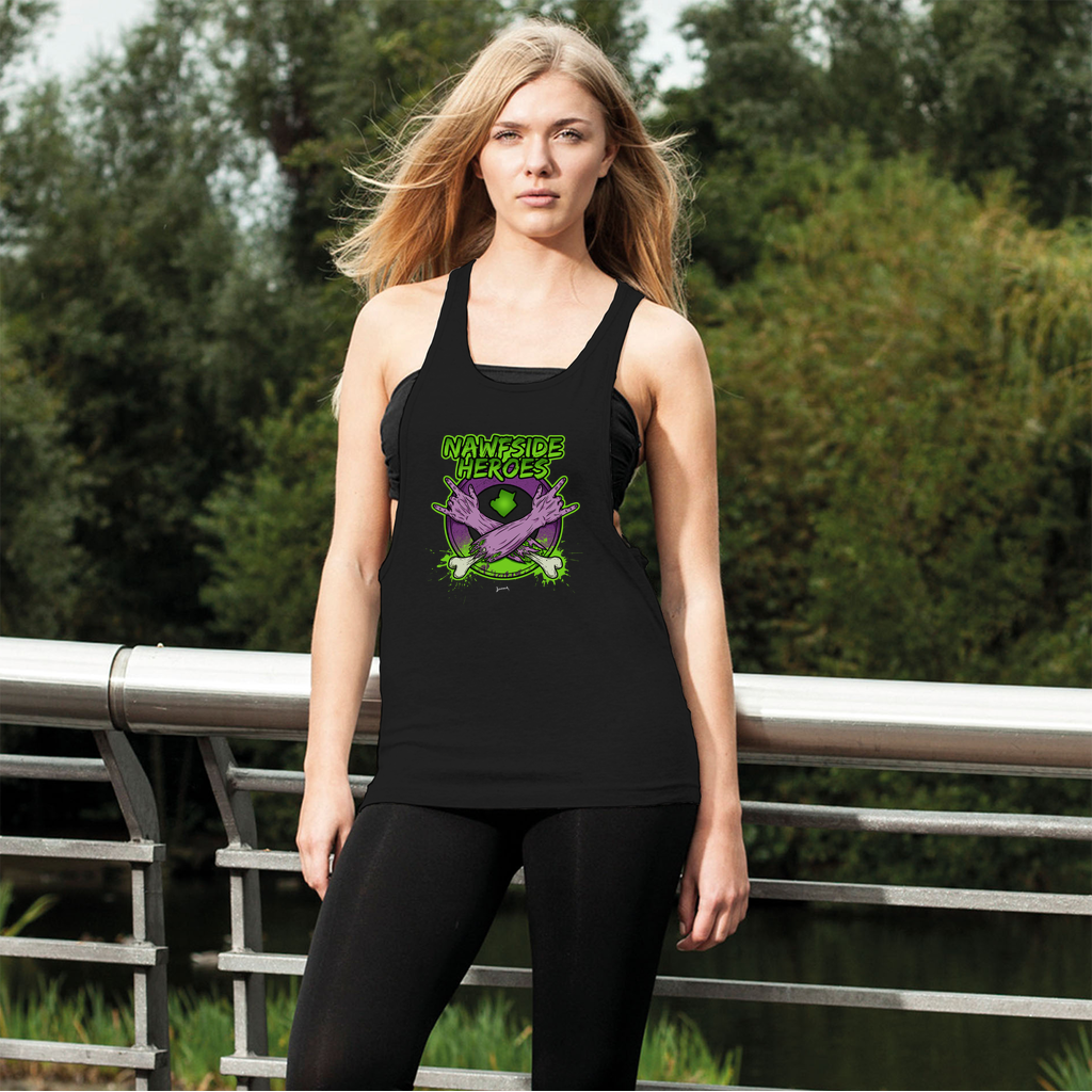 Nawfside Heroes (USA) "Coat of Arms" Women's Wear Loose Racerback Tank Top
