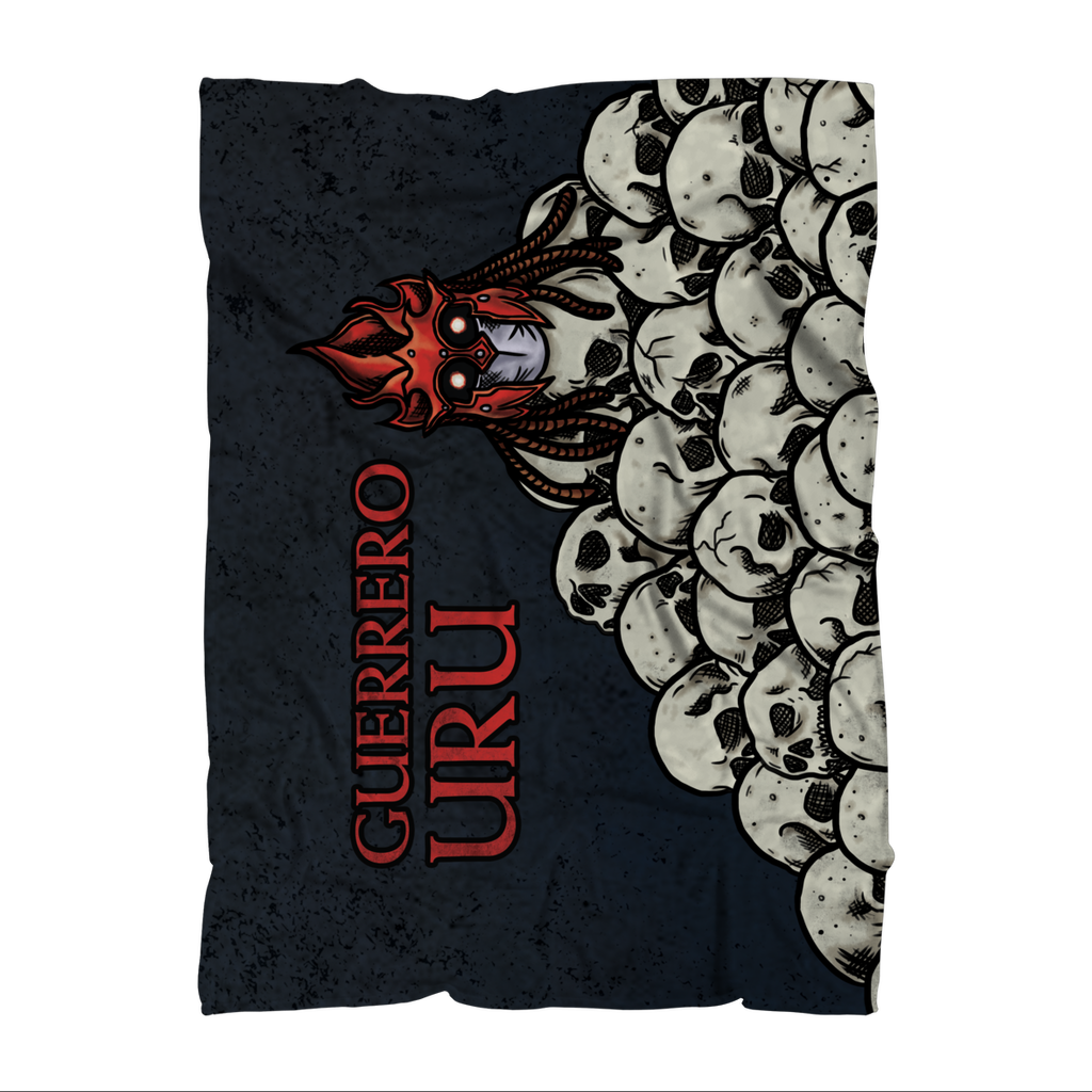 Guerrero Uru (BOL) "Skulls" Throw Blanket