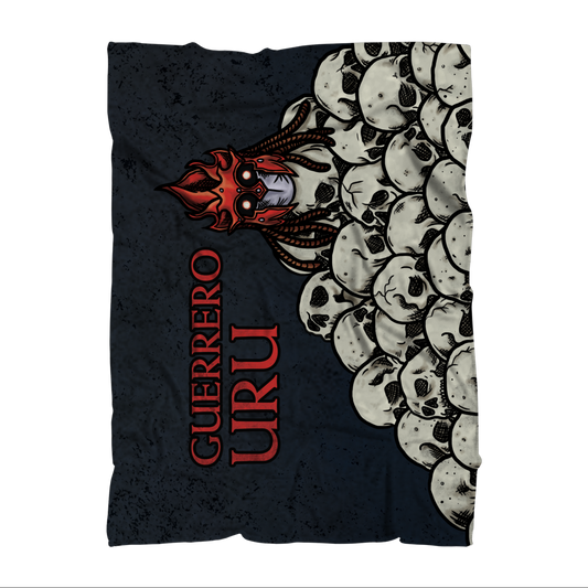 Guerrero Uru (BOL) "Skulls" Throw Blanket