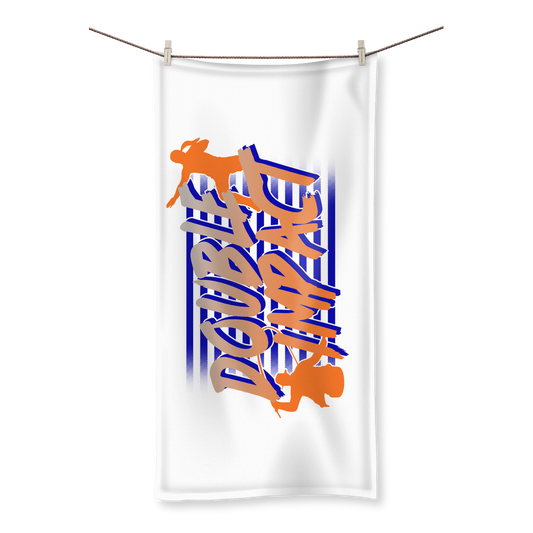 Double Impact (USA) "Logo" Home and Beach Towel