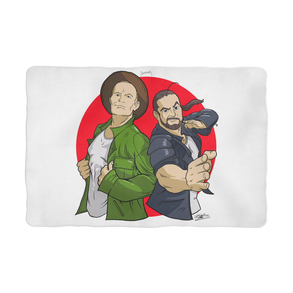 Double Impact (USA) "Comic Attack"  Pet Blanket