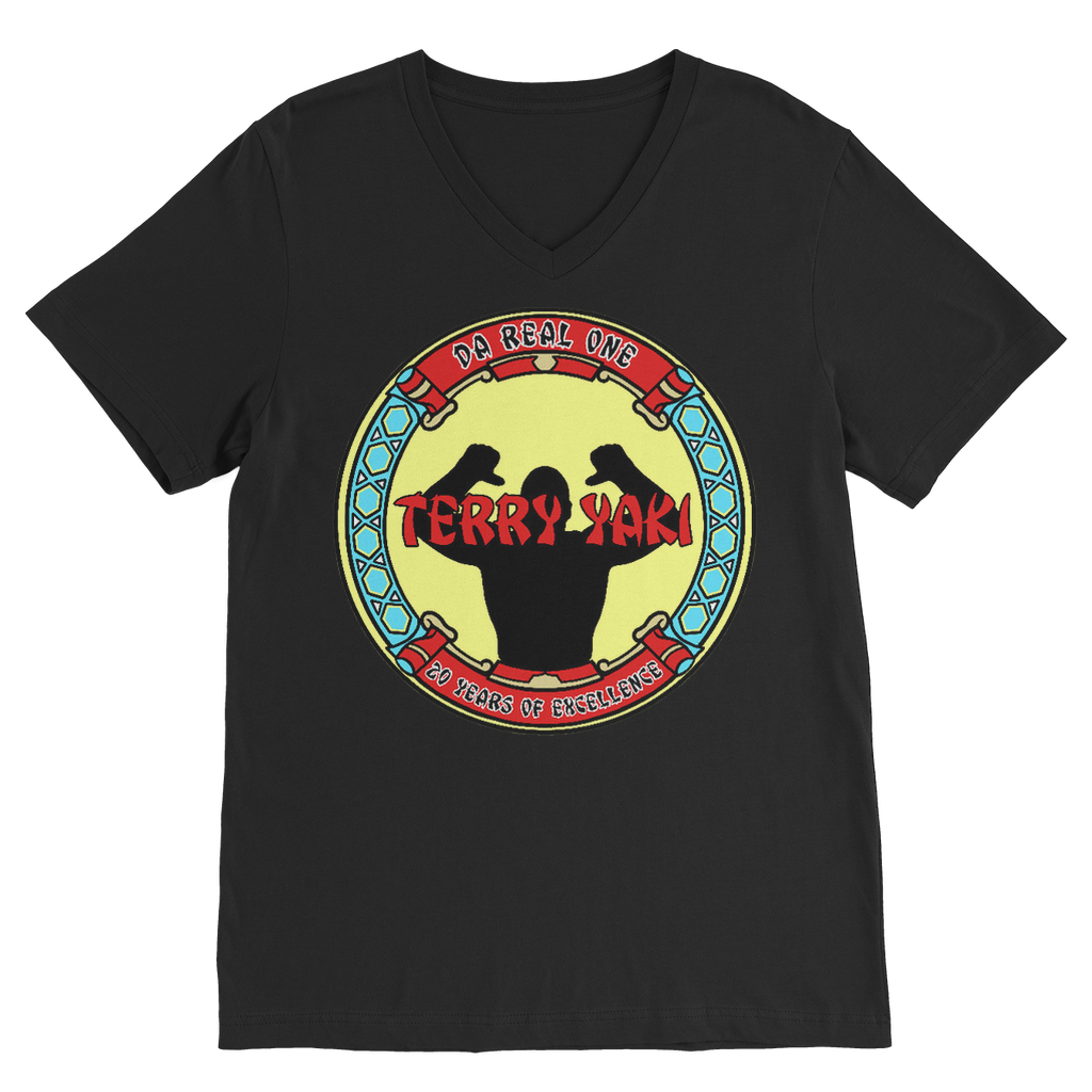 Terry Yaki (USA) "Da Real One" V Neck Tee