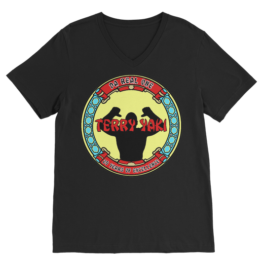 Terry Yaki (USA) "Da Real One" V Neck Tee