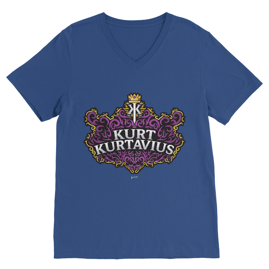 Kurt Kurtavious (USA) "Royalty " V Neck Tee