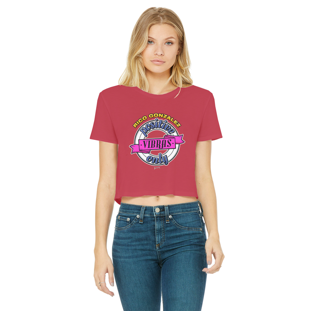 Rico Gonzalez (MEX) "Positive Vibras" Women's Wear Crop Top