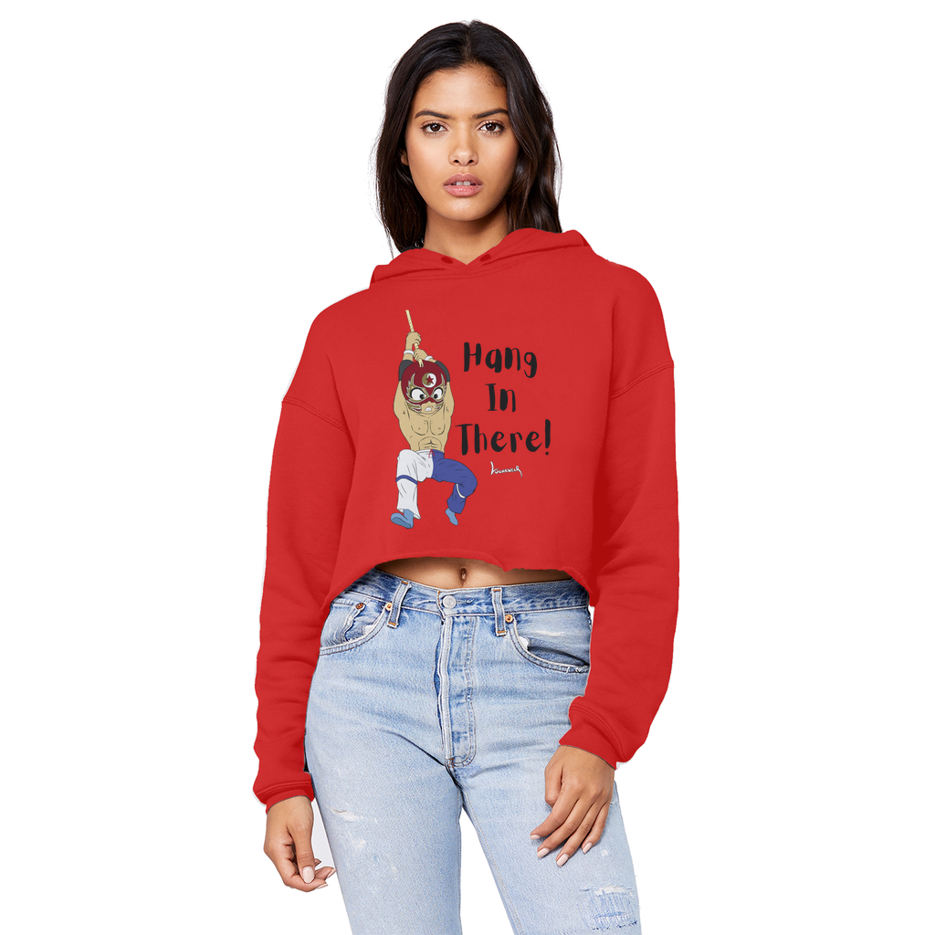 Shynron (USA) "Hang in There" Unisex Crop Top Boyfriend Hoodie
