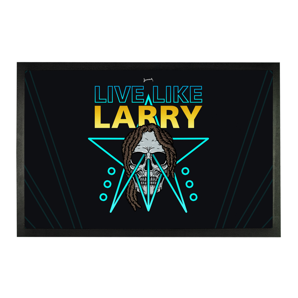 Larry Lazard (USA) "Live Like Larry" Doormat