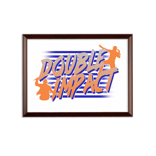 Double Impact (USA) "Logo" Wall Art Plaque