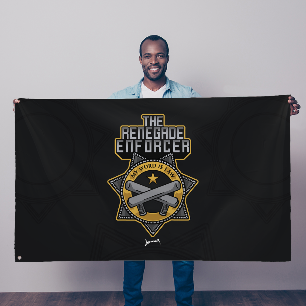 Renegade Enforcer (USA) "My Word is Law" Flag