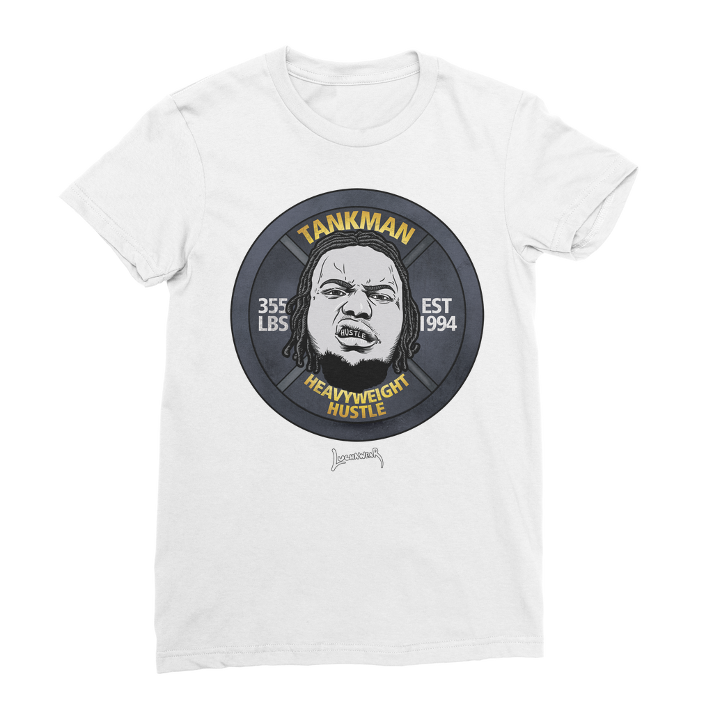 Calvin Tankman (USA) "Heavyweight Hustle" Women's Wear T-Shirt