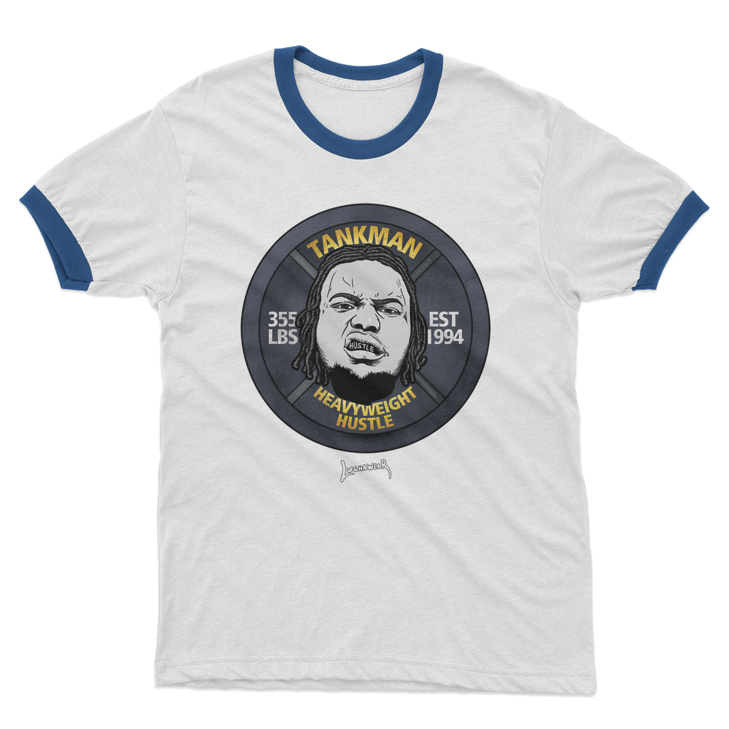 Calvin Tankman (USA) "Heavyweight Hustle" Ringer Tee