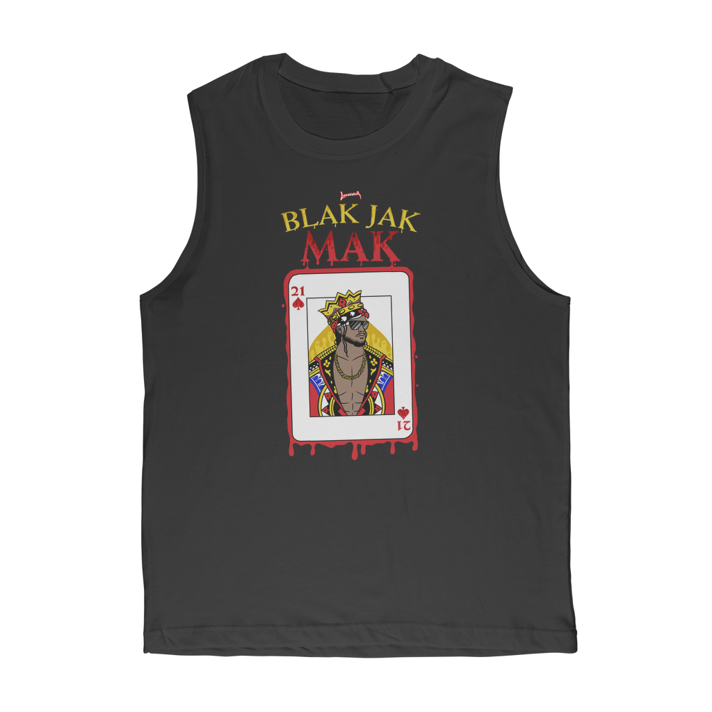 Blak Jak Mak (USA) "King" Muscle Tank Top