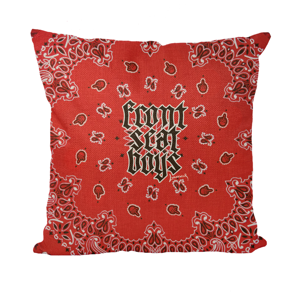 Jordan Oliver (USA) "Front Seat Boys" Throw Pillow