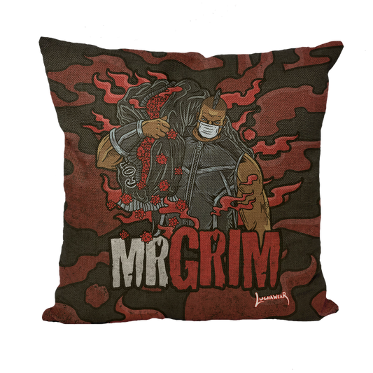 Mr Grim (USA) "Cov Killer" Throw Pillow