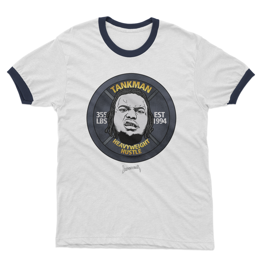 Calvin Tankman (USA) "Heavyweight Hustle" Ringer Tee