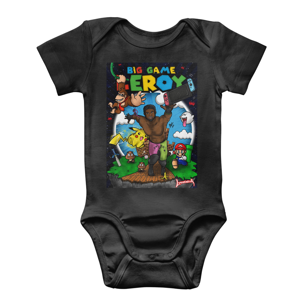 Get your game on! (USA) "Leroy Green" Baby Onesie