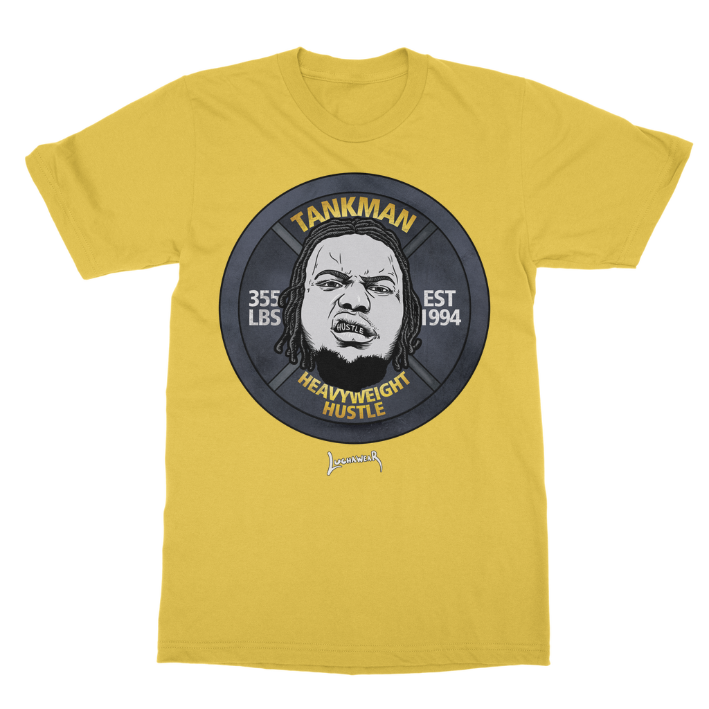 Calvin Tankman (USA) "Heavyweight Hustle" Unisex Heavy Cotton Tee