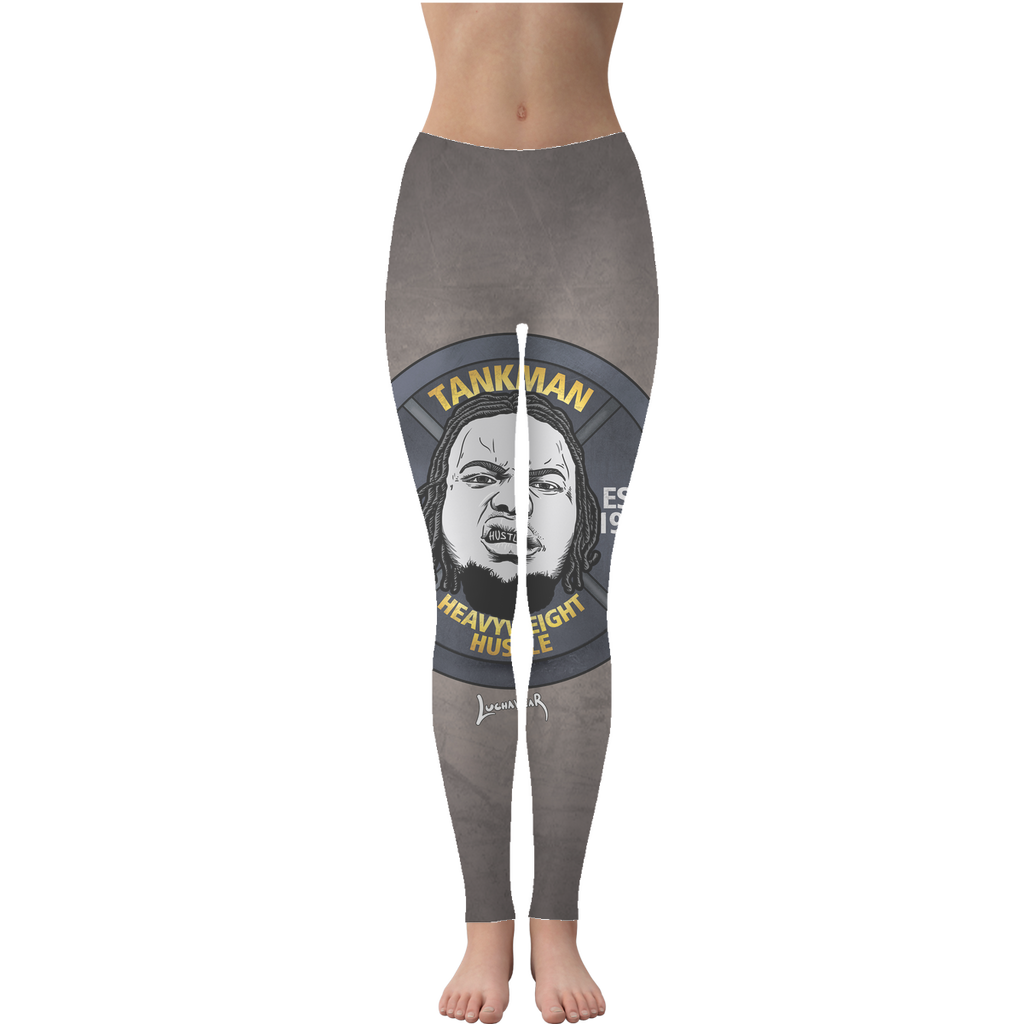 Calvin Tankman (USA) "Heavyweight Hustle" Yoga Leggings