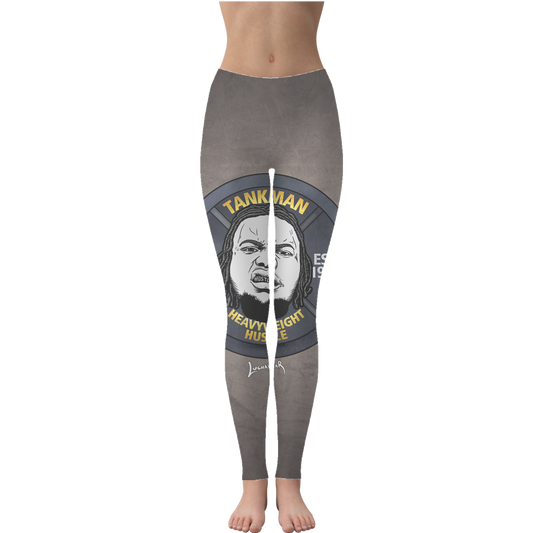 Calvin Tankman (USA) "Heavyweight Hustle" Yoga Leggings