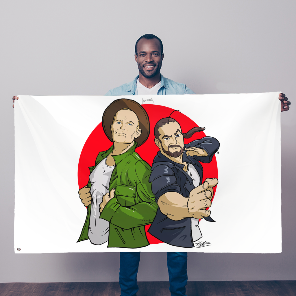 Double Impact (USA) "Comic Attack" Flag
