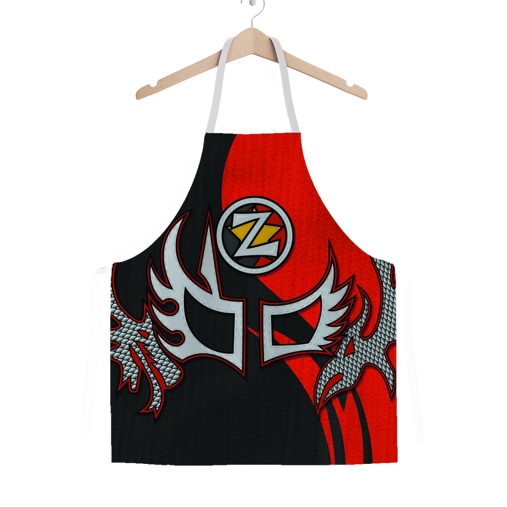 ZENSHI (USA/CHL) "Red and Black" Adult Apron