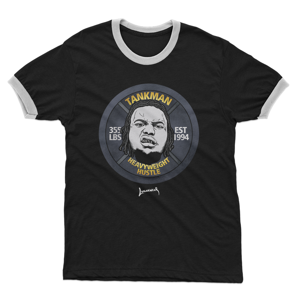 Calvin Tankman (USA) "Heavyweight Hustle" Ringer Tee