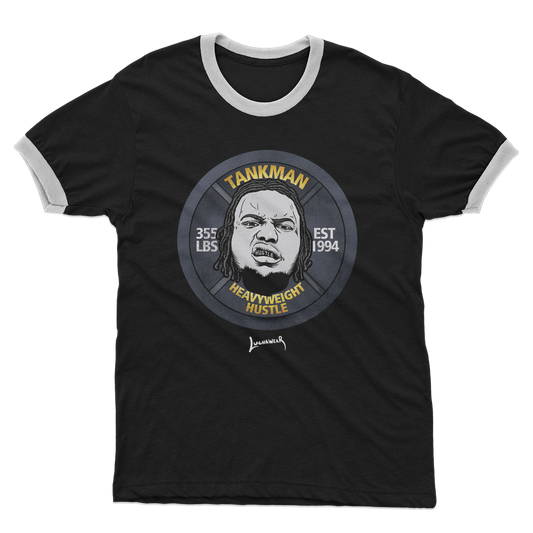 Calvin Tankman (USA) "Heavyweight Hustle" Ringer Tee