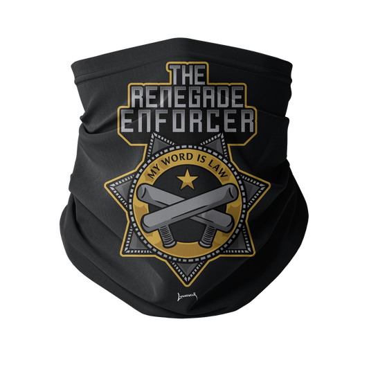 Renegade Enforcer (USA) "My Word is Law" Neck Gaiter