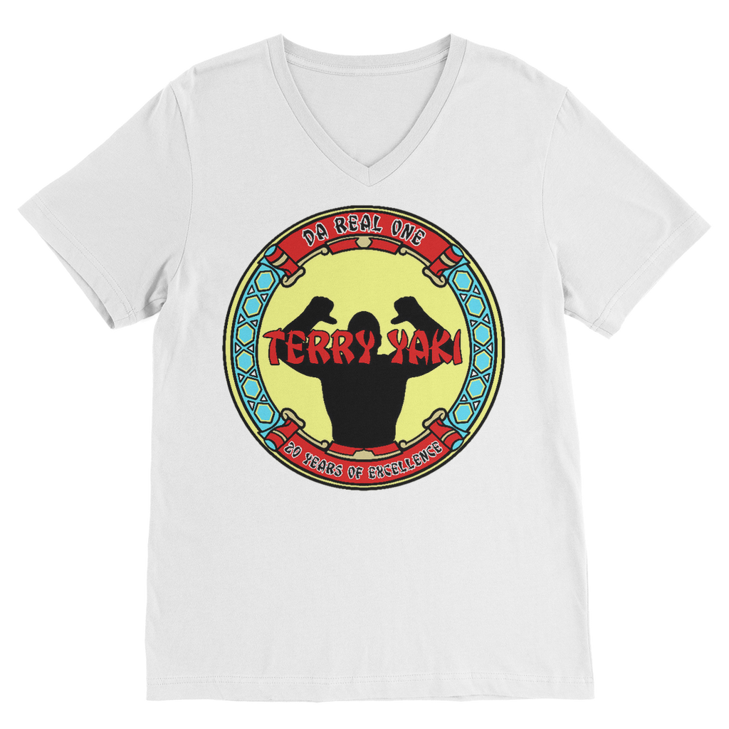 Terry Yaki (USA) "Da Real One" V Neck Tee