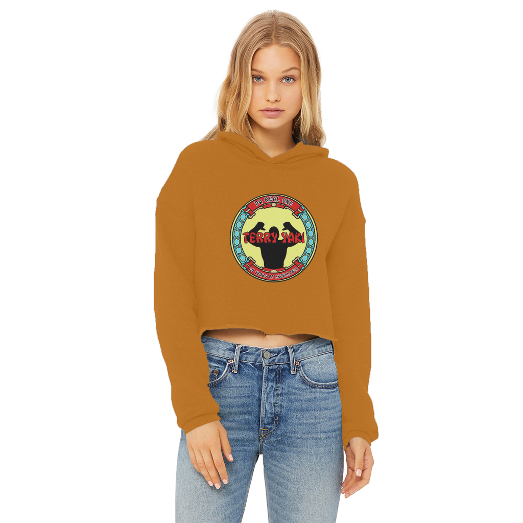 Terry Yaki (USA) "Da Real One" Women's Wear Crop Top Hoodie