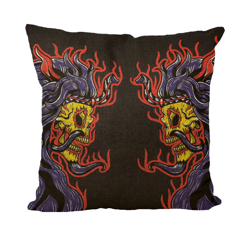 Supay (BOL) "Dual Demons" Throw Pillow