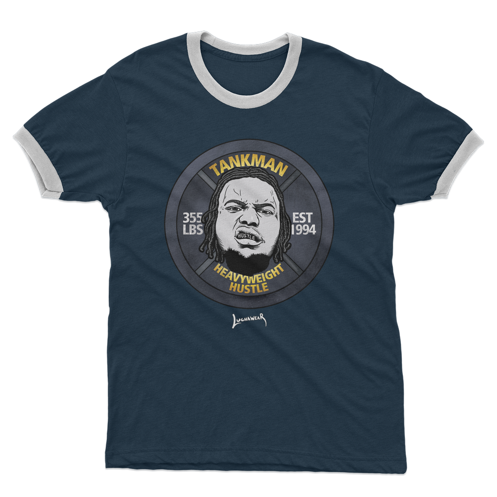 Calvin Tankman (USA) "Heavyweight Hustle" Ringer Tee