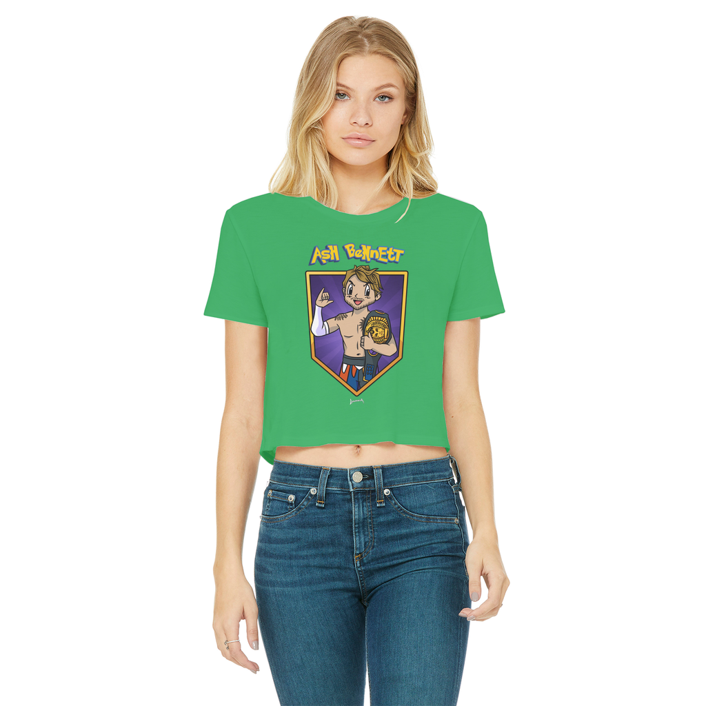 Ash Bennett (USA) "Champ" Women's Wear Crop Top
