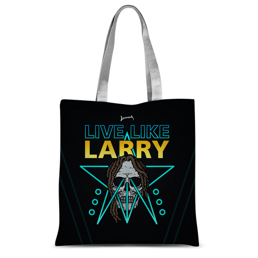 Larry Lazard (USA) "Live Like Larry" Tote Bag