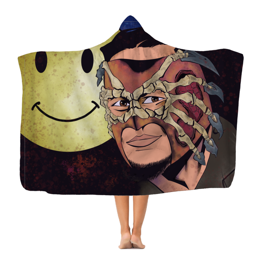 Smiley (USA) "Portrait" Hooded Blanket