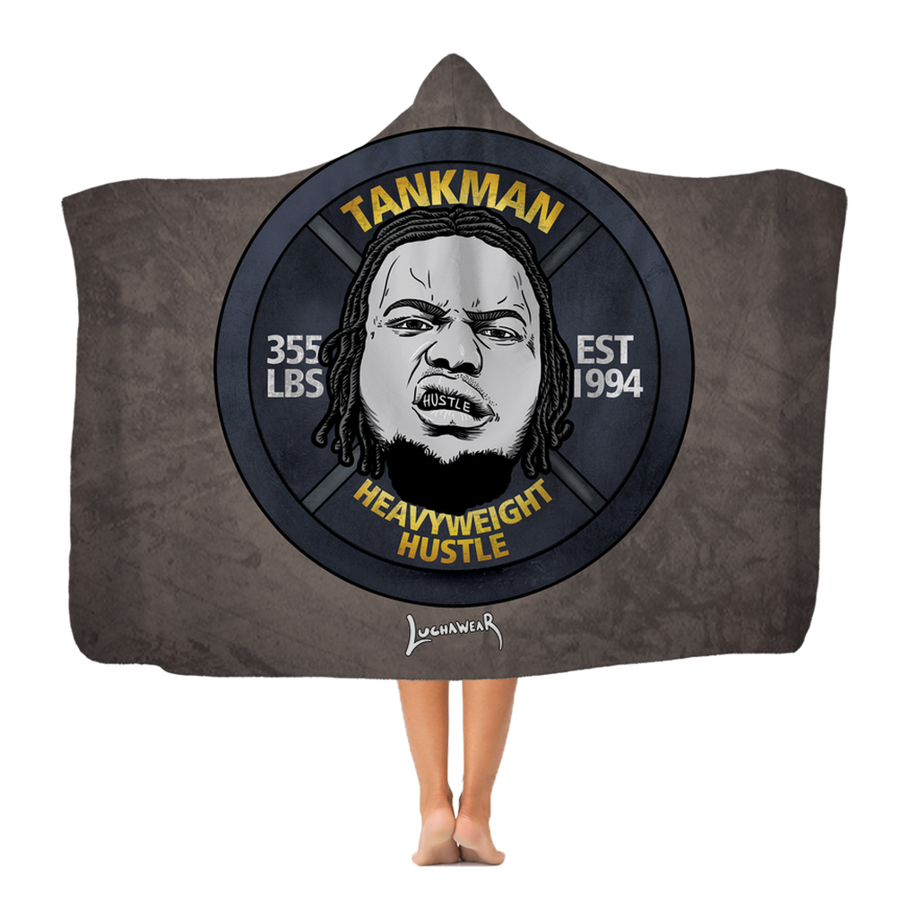 Calvin Tankman (USA) "Heavyweight Hustle" Hooded Blanket