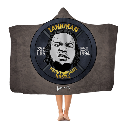 Calvin Tankman (USA) "Heavyweight Hustle" Hooded Blanket
