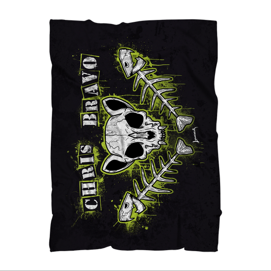 Chris Bravo (BOL) "Fish Bonez" Throw Blanket