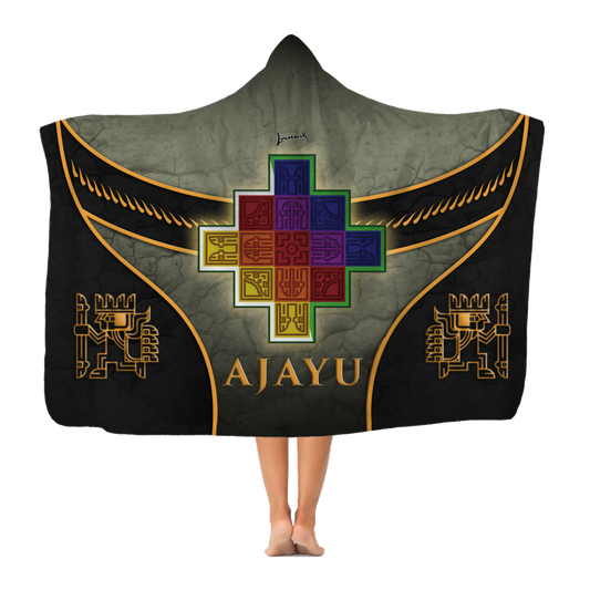 Ajayu (BOL) "Chacana" Hooded Blanket