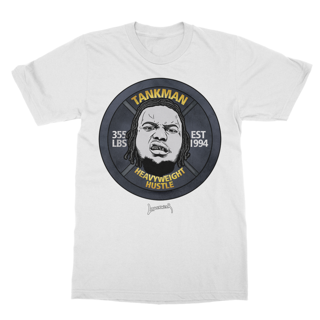 Calvin Tankman (USA) "Heavyweight Hustle" Unisex Heavy Cotton Tee