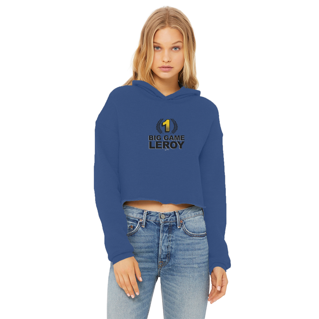 Leroy Green (USA) "Number One" Women's Wear Crop Top Hoodie