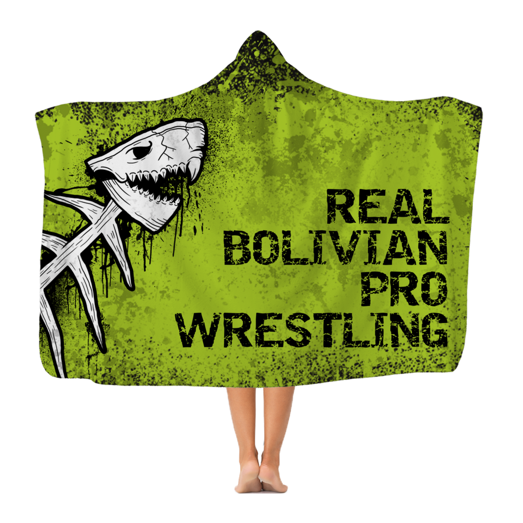 Chris Bravo (BOL) "Real Bolivian Pro Wrestling" Hooded Blanket