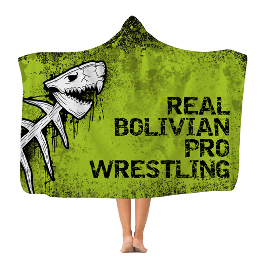 Chris Bravo (BOL) "Real Bolivian Pro Wrestling" Hooded Blanket